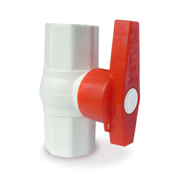 LLAVE PASO PVC 3/4 METUSA