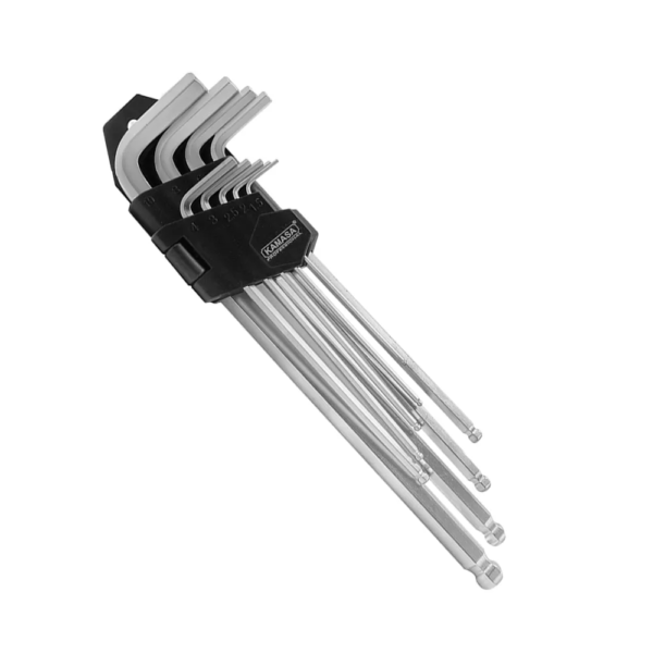 LLAVE ALLEN LARGO 9PCS KAMASA