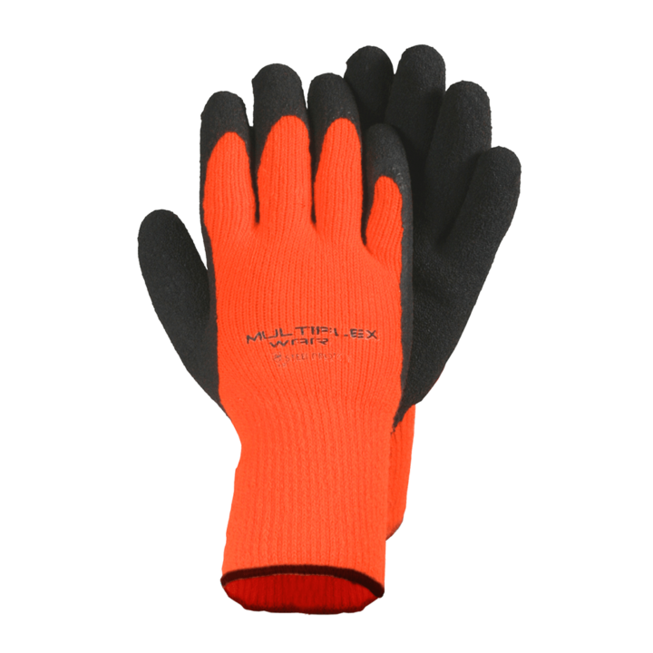 GUANTE FH GRUESO NARANJA NEGRO
