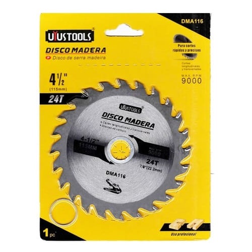 DISCO MADERA 7 X 24 UYUS / DMD724