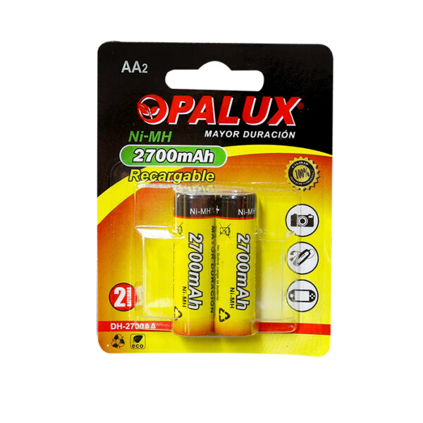 PILAS RECARGABLES AA OPALUX / DH-2700AA