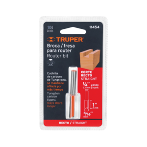 FRESA RECTA DOS FILOS 5/16X1 TRUPER / 11454