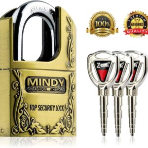 CANDADO CON PROTECTOR BRONCE MINDY