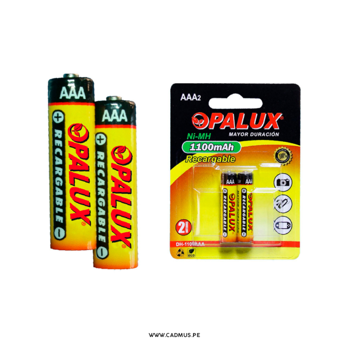 PILAS AAA RECARGABLE OPALUX / DH-1100AAA