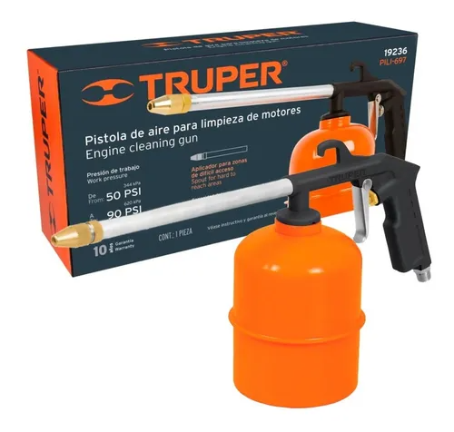 PISTOLA PARA LIMPIEZA DE MOTORES TRUPER