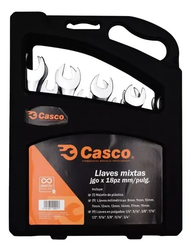 JUEGO DE LLAVES MALETA X 18 CASCO