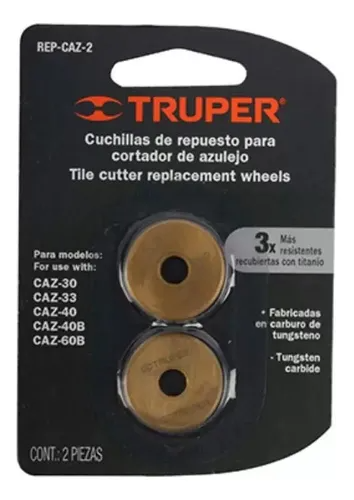 REPUESTO DIAMANTE MONEDA X 2 TRUPER / 12936