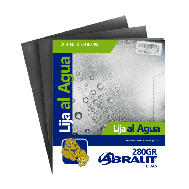 LIJA DE AGUA ABRALIT X 50 UND