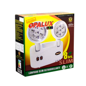 LAMPARA DE EMERGENCIA 2 focos14LED OPALUX / 9101-220
