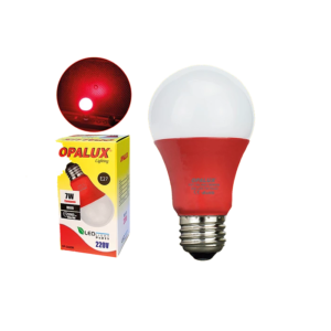FOCO LED COLORES 7 W ROJO OPALUX /