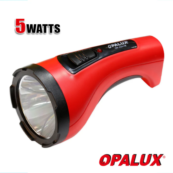 LINTERNA 5W ROJO OPALUX / OP-4251R