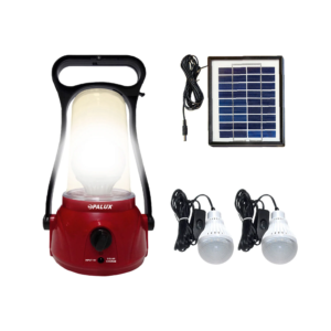 LAMPARA SOLAR + 2 FOCO ROJO OPALUX / OP-8566