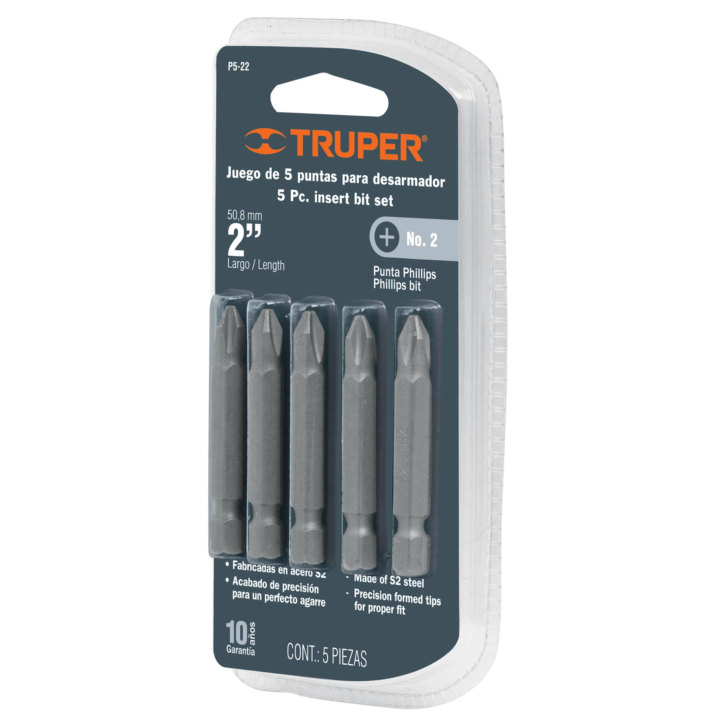 PUNTAS X5 PH2 2 TRUPER / 17783