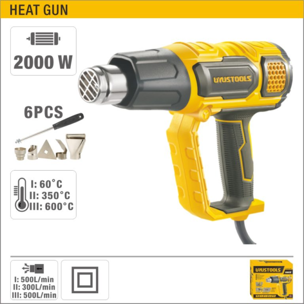 PISTOLA DE CALOR 2000 W UYUSTOOLS