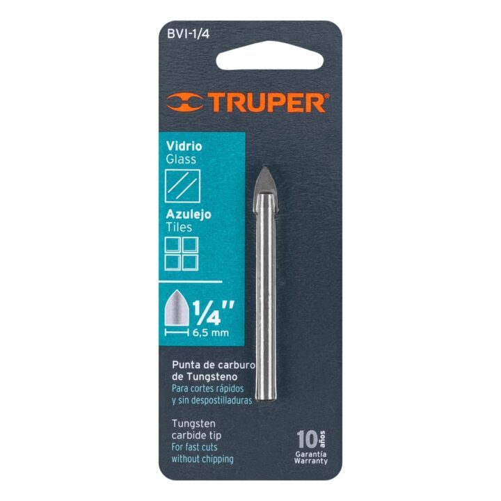 BROCA PARA VIDRIO 1/4 TRUPER / 11702