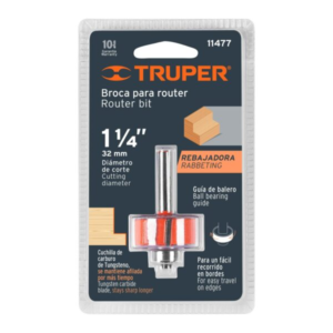 FRESA REBAJADO 1-1/4 PARA VIDRIO TRUPER / 11477
