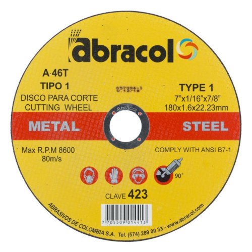 DISCO METAL 7 ABRACOL