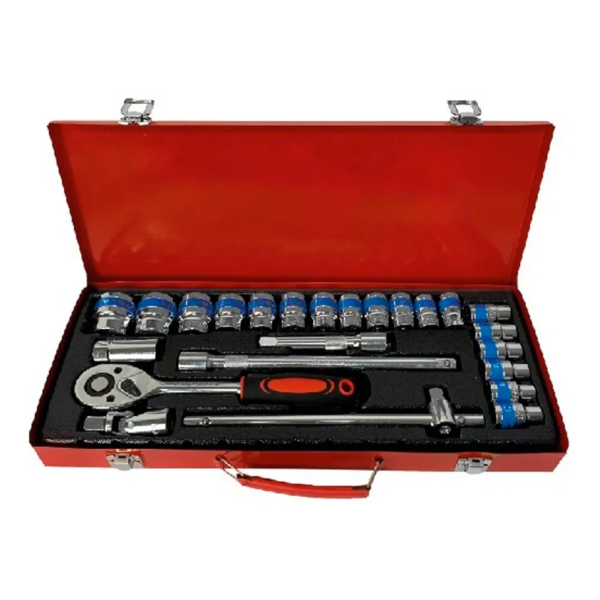 JUEGO DE DADOS X 24 MALETA METAL ASK04956