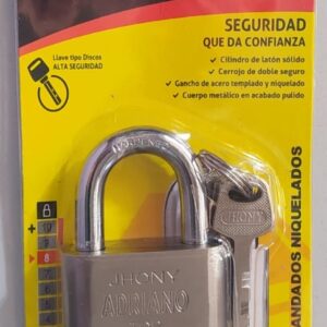 CANDADO CON PROTECTOR ADRIANO 40 /