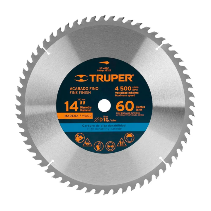 DISCO MADERA 14 X 60 TRUPER / 18323