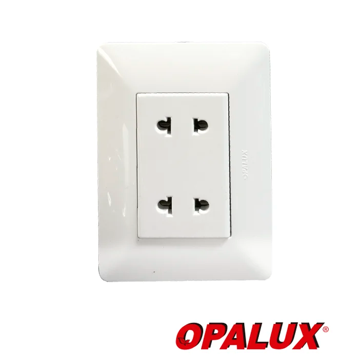 TOMA DOBLE EMP OPALUX / BM1204