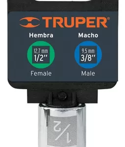 DADO ADAPTADOR DE 1/2 A 3/8 TRUPER / 13422