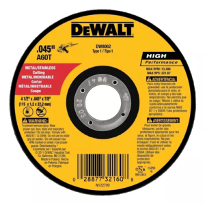 DISCO HP 4 1/2 DWALT AMARILLO /