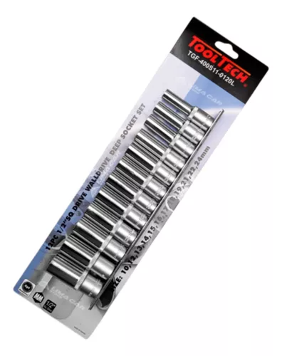DADOS TUBULARES X12 DE 1/2 TOOLMAX /