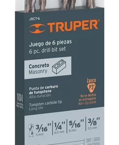 BROCAS X 6 CONCRETO TRUPER / 11295