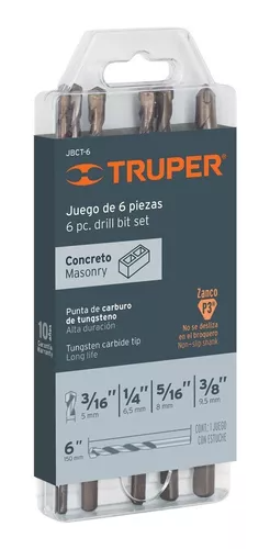 BROCAS X 6 CONCRETO TRUPER / 11295
