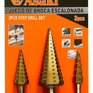 BROCA ESCALONADA X 3 ASAKI