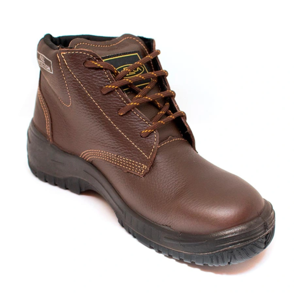 ZAPATO MARRON PUNTA ACERO