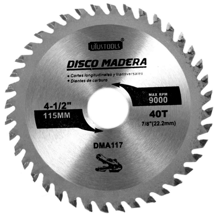 DISCO MADERA 4X 40 UYUS