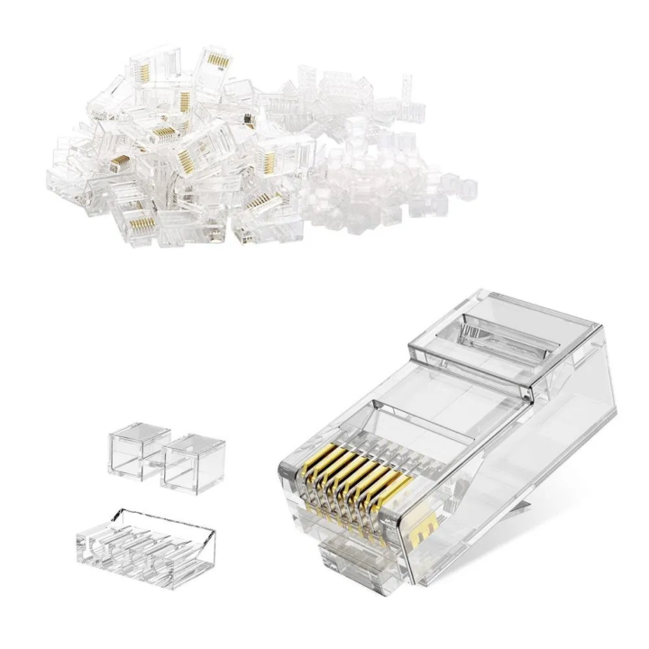 CONECTOR RJ45 X 100 UND
