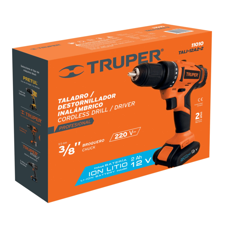 TALADRO INALAMBRICO 12V TRUPER / 11815