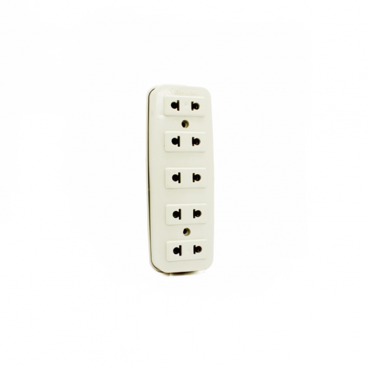 TOMA RECTANGULAR X 5 MEGALUZ /