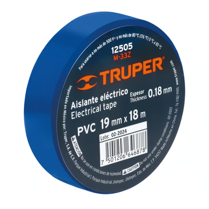 CINTA AISLANTE AZUL TRUPER / 12505