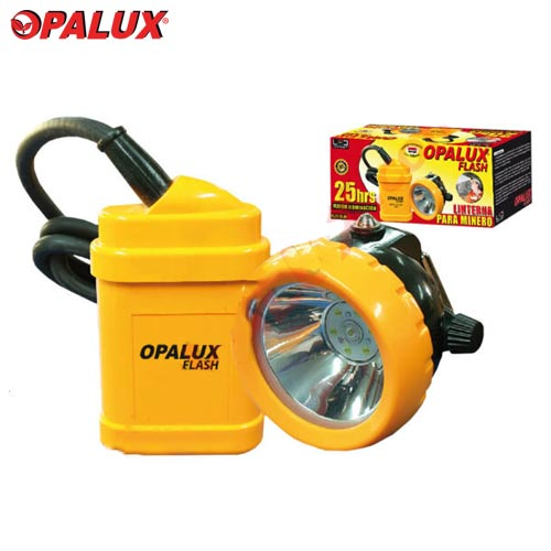 LINTERNA MINERA 25HR 1 LED OPALUX / KJ3.5LM