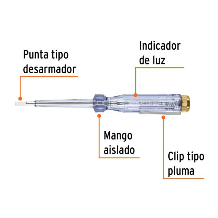 PROBADOR DE CORRIENTE ALTERNA 14 TRUPER / 13988