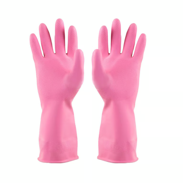 GUANTE LAVANDERIA AFELPADO ROSADO
