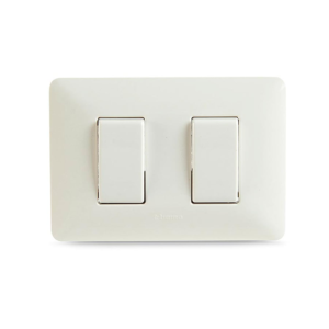 INTERRUPTOR CRAUNOT X 2 BLANCO