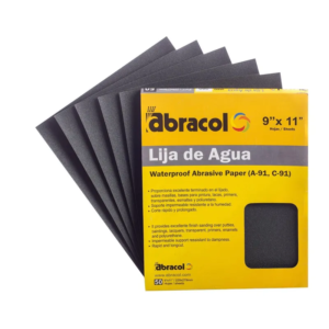 LIJA DE AGUA ABRACOL X 50 UND